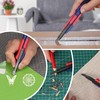WORKPRO 2-In-1 Safety Utility Knife Retractable Snap-off blade, Metal Box
