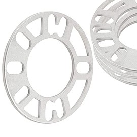 ZHTEAPR 4pcs Universal Wheel Spacers Adapters PCD 4x98 4x100 4x108 4x110 4x112 4x114.3 4x120 4x4.5 5x100 5x110 5x108 5x112 5x114.3 5x120 5x4.5 (5mm Thick)