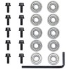 Wolfride 10Pcs Router Bit Bearing Kit Top Mounted Bearings for
