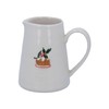 Gisela Graham Ceramic Christmas Jug with Plum Pudding