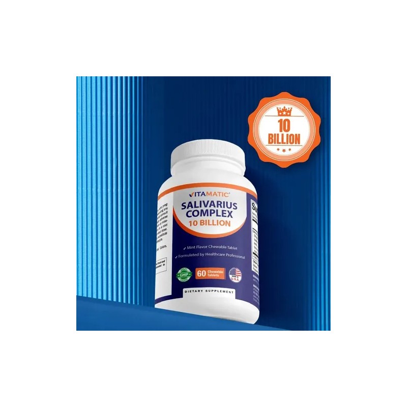 Vitamatic Salivarius Probióticos Orales Masticable Menta 120