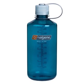 Nalgene Tritan Narrow Mouth BPA-Free Water Bottle (Trout Green w/Iridescent Cap, 32 Ounce)