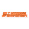 PBT Keycaps 106 Keys 2 Color Injection Molding OEM Height