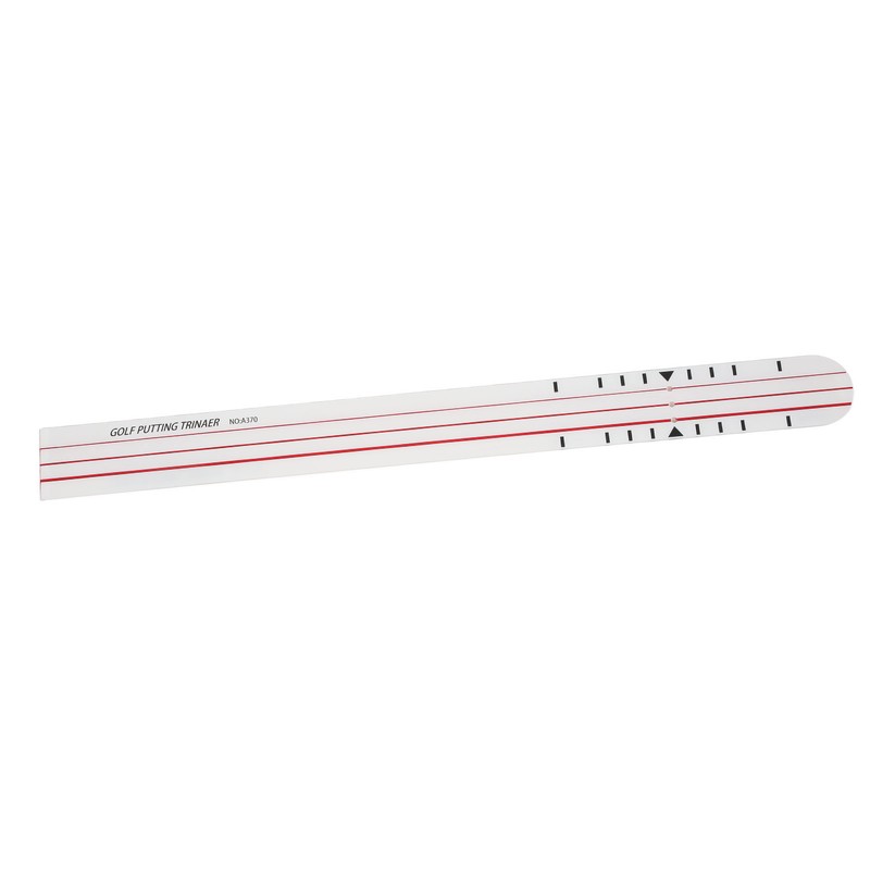 Golf Putting Mat Acrylic Accurate Scale Line Portable Double Sided