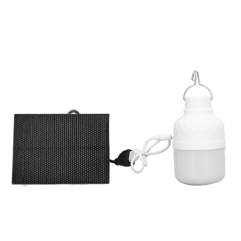 Solar Powered LED Bulb 40W 5000K 1500lm Portable LED Light
