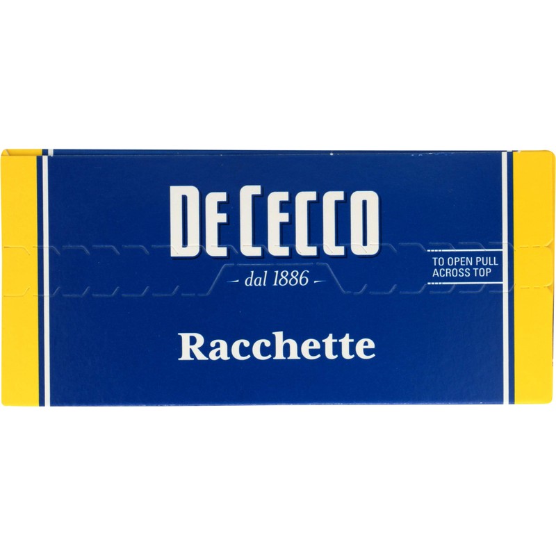 DE CECCO PASTA Racchette Pasta, 16 OZ