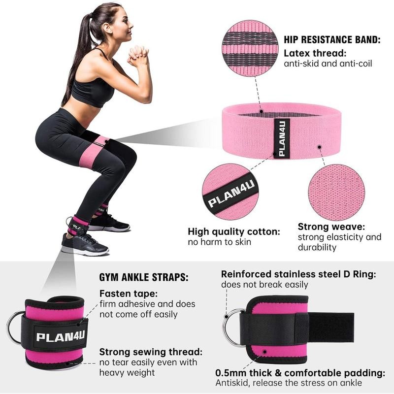 Barbell Pad Set for Squat Hip Thrusts, Upgraded Workout Foam