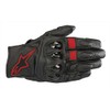 Alpinestars Men's Celer v2 Leather Motorcycle Short-Cuff Glove, Black/Red, Extra