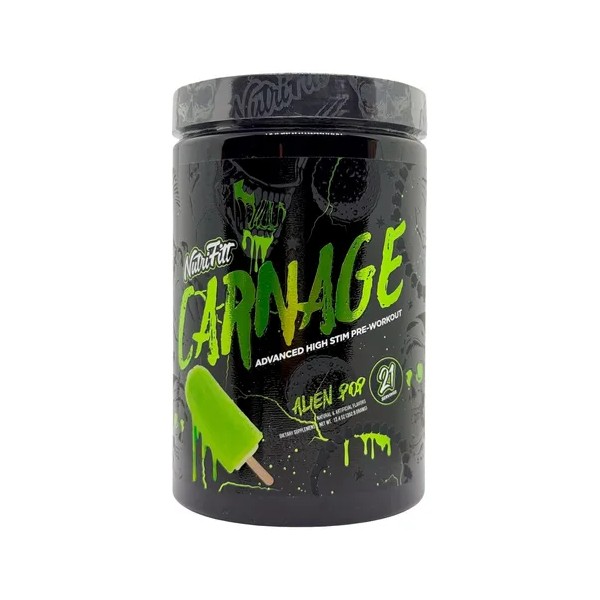 Suplemento En Polvo Nutrifitt Pre Entreno Pre Entrenamiento Sabor Alien