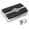 Chromed Willie G Skull Foot Large Brake Pedal For Harley
