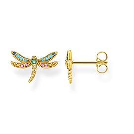 Thomas Sabo ladies-ear studs dragonfly 925 Sterling silver yellow gold plating H2051-315-7