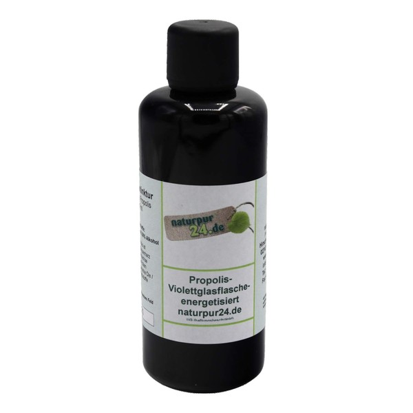 High Quality 50% Propolis Anhydrous Propolis Drops Popolis Tincture Also for Children 100 ml Bee Putty Resin 50% Violet Glass Energised Natural Pure