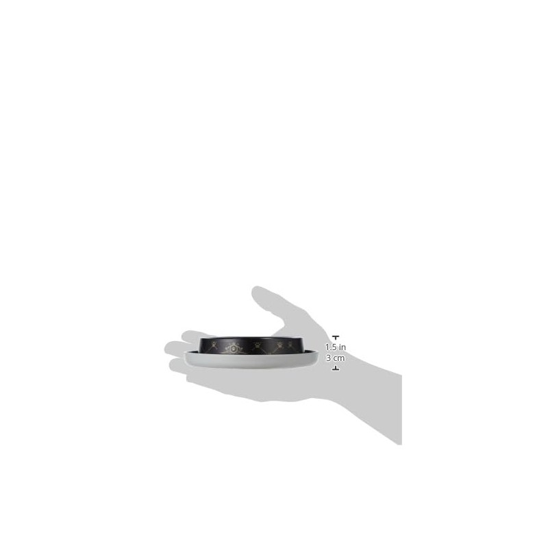 Moderna Products Plato para Gato -Trendy Dinner Luxurious Pet Negro