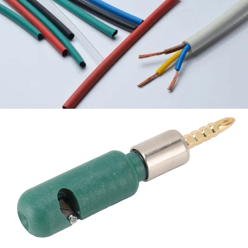 Electric Wire Stripper 4mm² Cable Quick Stripping Tool with 6.35mm