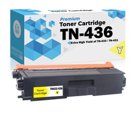 Ultra Toner® Compatible Replacement for Brother TN436 Toner Cartridge Extra High Yield of TN433 TN431 TN-433 TN-436 HL-L8360CDW L8360CDWT L9310CDW MFC-L8895CDW L8900CDW L9570CDW (1 * Yellow Only)