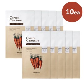Skinfood [Skinfood]Carrot Carotene Mask (10ea)