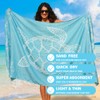 2 Pack Turkish Beach Towel Quick Dry Absorbent 1OO% Cotton