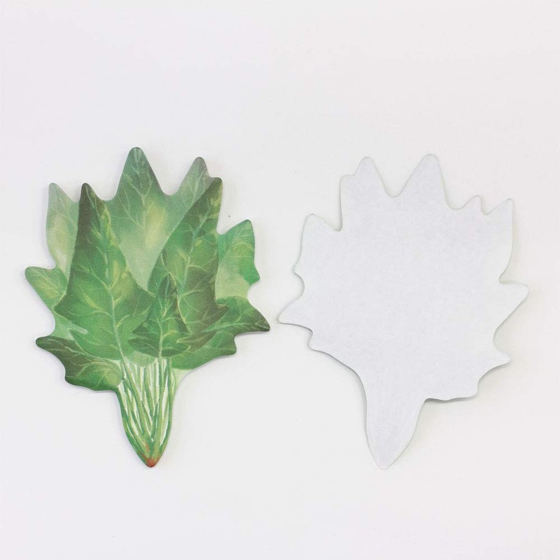 Sunstar Stationery S2817969 Sticky Notes, Loc Chibung, Spinach Fusen, Swordleaf