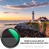 K&F Concept 62mm Variable ND2-32 ND Lens Filter 1-5 Stops