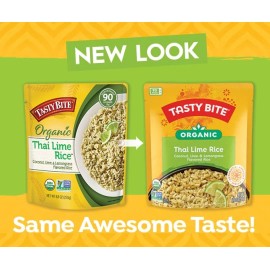 TASTY BITE Thai Jasmine Rice 8.8 Ounce Pack of 6 Fully Cooked Microwaveable Vegan Gluten...