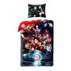 Halantex Demon Slayer Single Bedding Set, Duvet Cover 140 x