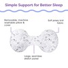 Boppy Side Sleeper Pregnancy Pillow, Gray Falling Leaves, Portable, Supportive