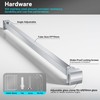 Frameless Shower Door Support Bar, Stainless Steel Wall-to-Glass Support Arm