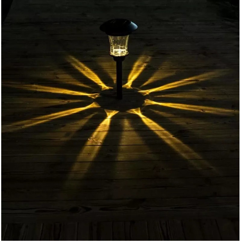 SmartYard Solar LED Large Outdoor Pathway Lights / 8 Pack