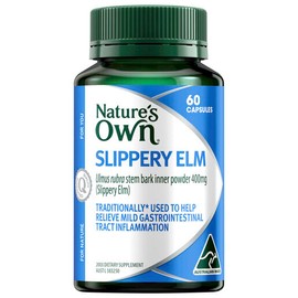 Nature's Own Slippery Elm 400Mg 60 Capsules