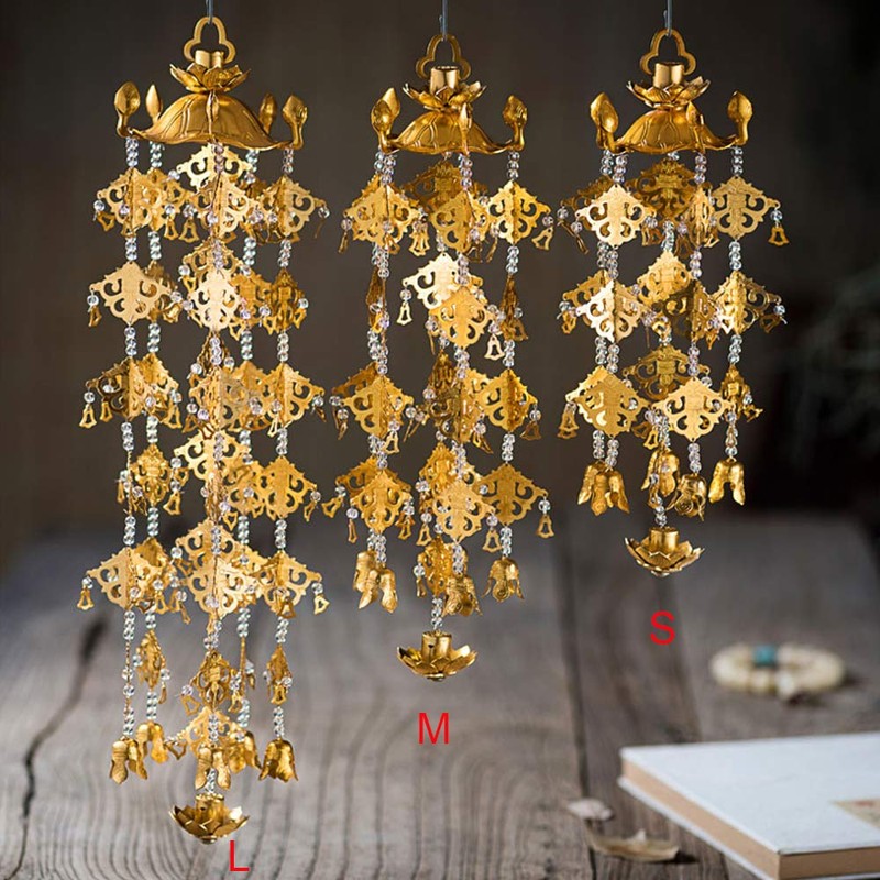 Yoraku Aluminum Lotus Kasa Buddhist Altar, Gold Plated Buddhist Altar,