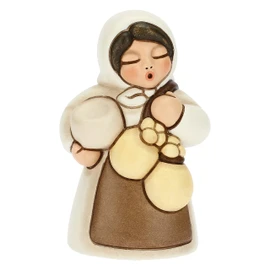 THUN Nativity Scene 'Woman with Cheese - White' 2022