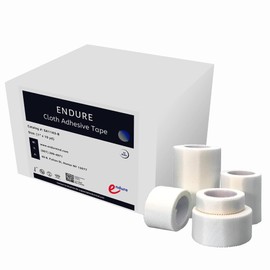 Endure Altape, Hypoallergenic Cloth Adhesive First Aid Tape, for Finger Splints and Toes, Securing Devices, Pack of 4 (3 Inches Width x 5 Yards Length)