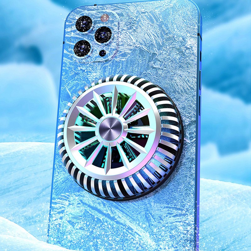 Magnetic Mobile Phone Cooling Fan Semiconductor Radiator Rechargeable Controller Mini