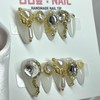 Premium quality luxury gold handmade tip - Almond / 프리미엄