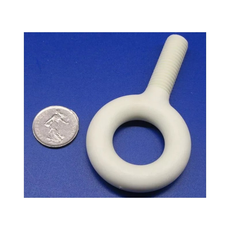 Basic Fiberglass Eyebolt 5/8"-11 x 1.75" Length, 1 Unit