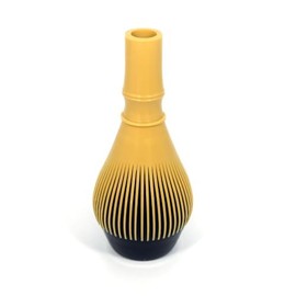 Japanese Tea Whisk Made of Resin, Non-breakable Dishwasher Compatible, Made in Japan, White Bamboo Color