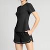 Mesh Women's Workout Set Sports Training Yoga Wear Set Black/XL