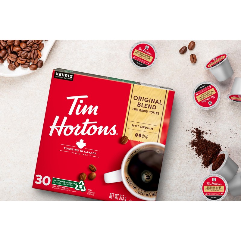 Tim Hortons Single Serve Coffee Original Blend K-Cup Pods for