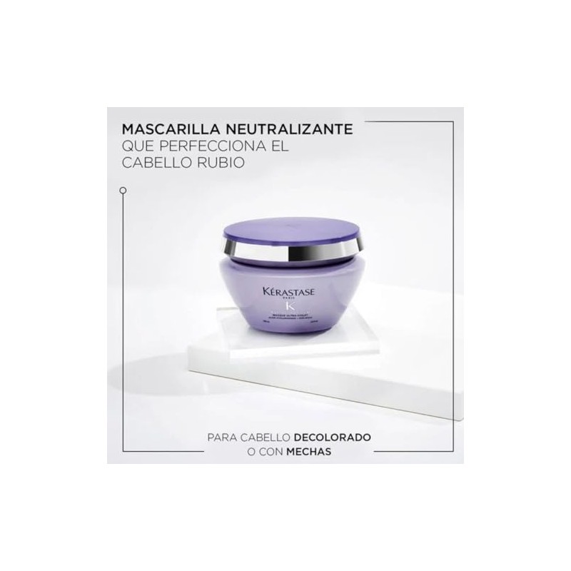 KÉRASTASE Blond Absolu Kit Matizador Ultra Violet para Cabello Rubio,