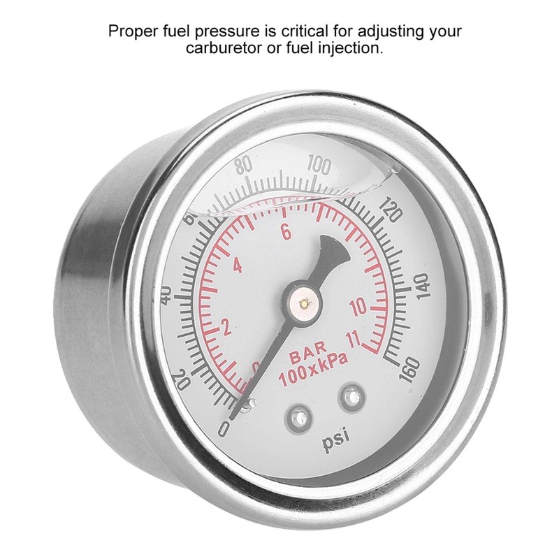 Car Fuel Pressure Gauge Safe Oil Pressure Gauge