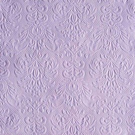 Ambiente Servietten Lunch / Party 33x33cm Elegance Lavender Geprägt / embossed