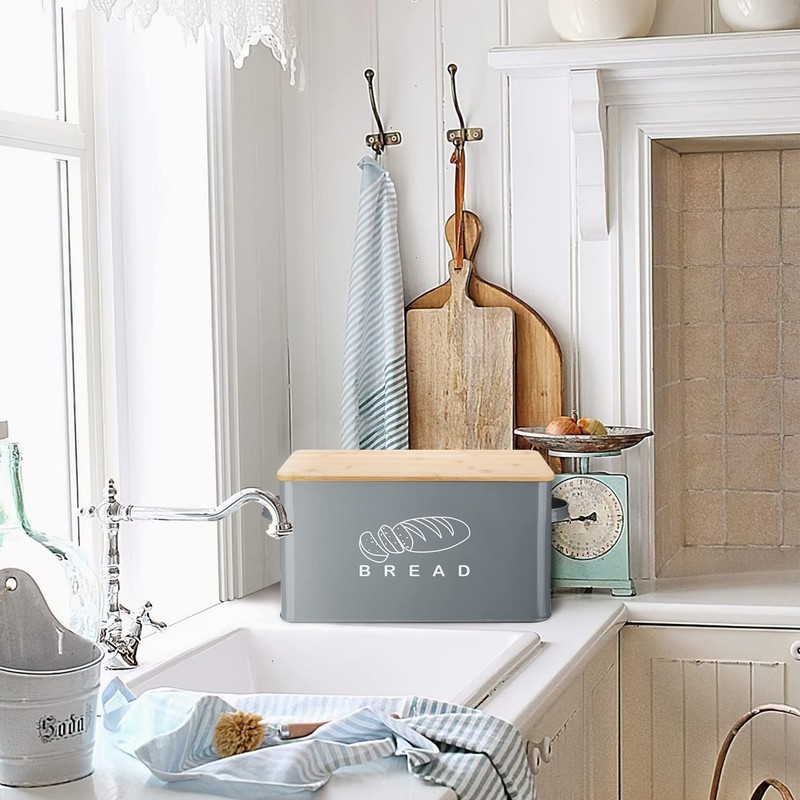 Bread Box for Kitchen, GA Homefavor Bread Bin, Bread Holder