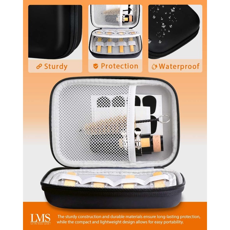 LMS Bb Clarinet Mouthpiece Kit with Case, Clarinet Mouthpiece Accessories