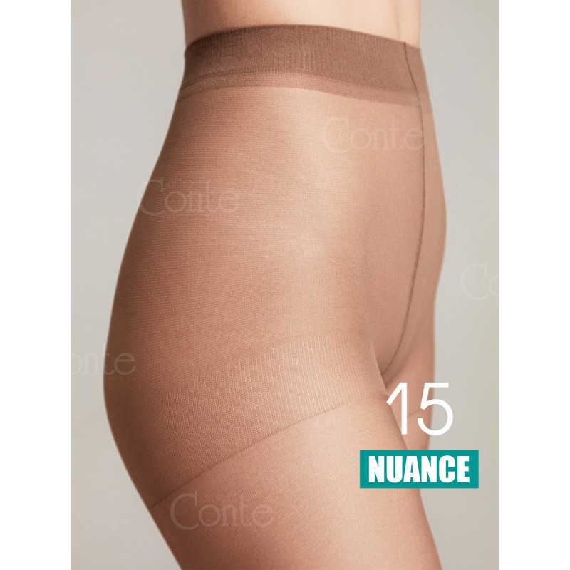 Conte elegant Matte Women's Tights with Silk Effect - NUANCE
