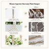 Mkono Macrame Plant Hangers, 5 Pack Different Tiers Indoor Hanging