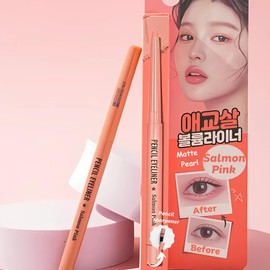 Produco [thebom] AegyoSal Eyeliner Under-Eye Enhancing Pencil Highlighter Eye Makeup (Salmon Pink) Soft matte with fine pearl