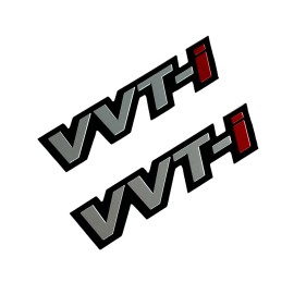 Unbranded 2 Fender Badge Aluminum Emblems VVTI  VVT-I Engine Cover Dash Trunk Japan JDM