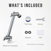 G-Promise 5.8 Inch All Metal Shower Head Extension Arm, Adjustable