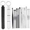 Set of 2 Earwax Remover Tool Kit, Stainless Steel Ear