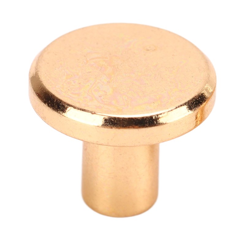 200 Set Chicago Screws Set 9.5x8mm Hard Thick Brass Uniform